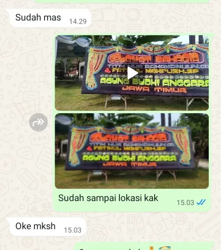 Pengiriman Papan Bunga Muara Karang
