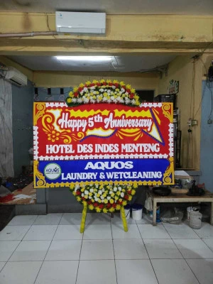 Papan Bunga di Muara Karang