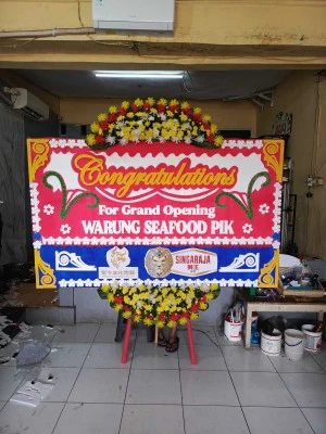 Papan Bunga di Muara Karang
