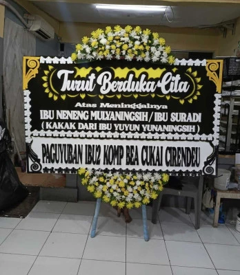 Papan Bunga di Muara Karang
