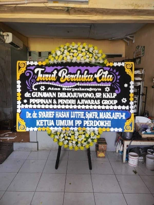 Papan Bunga di Muara Karang